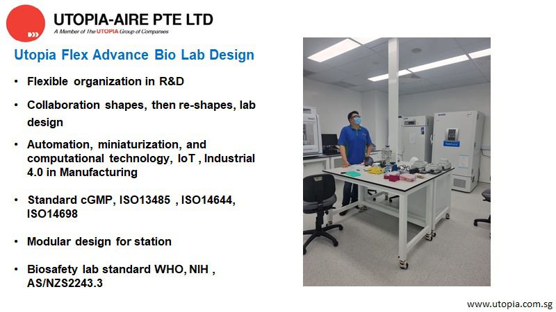 Utopia Flex Advance Biolab Design